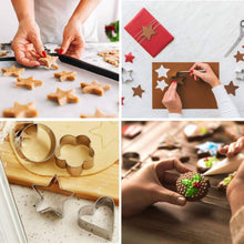 0827 cookie cutter stainless steel cookie cutter with shape heart round star and flower 4 pieces
