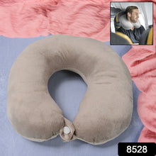 8528 soft neck pillow for car home airplane travel pure memory foam travel neck pillow for sleeping travel essentials for neck rest multipurpose comfortable head rest neck holder pillow 1 pc