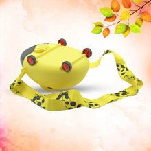 12566 cute plastic bug shape water bottle with adjustable shoulder strap 4 wheel straw portable drinking cup water bottle for kids water bottle return gift for kids water bottle with straw school kinds water bottle 1 pc