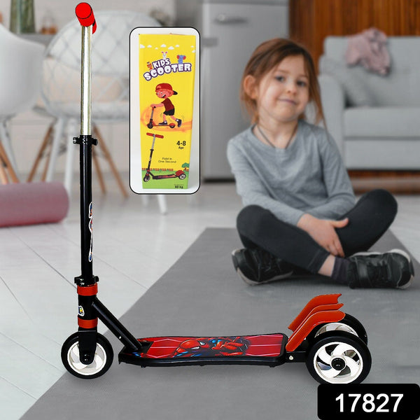 kids ride foldable scooter cycle with height adjustment