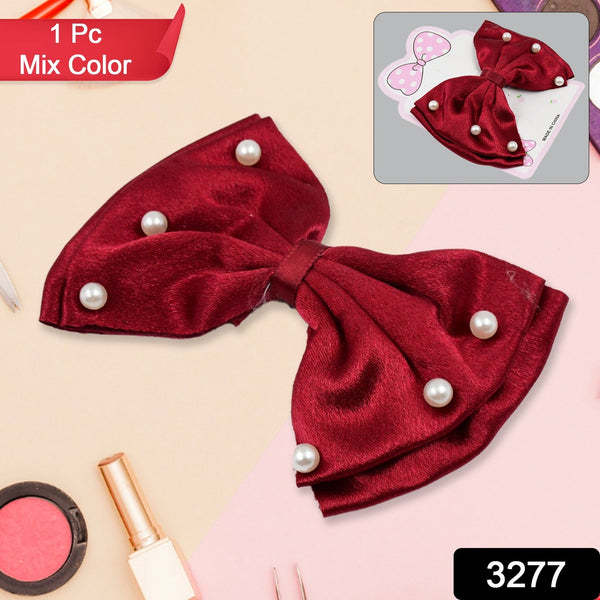 3277 bow tie hair clip 1pc