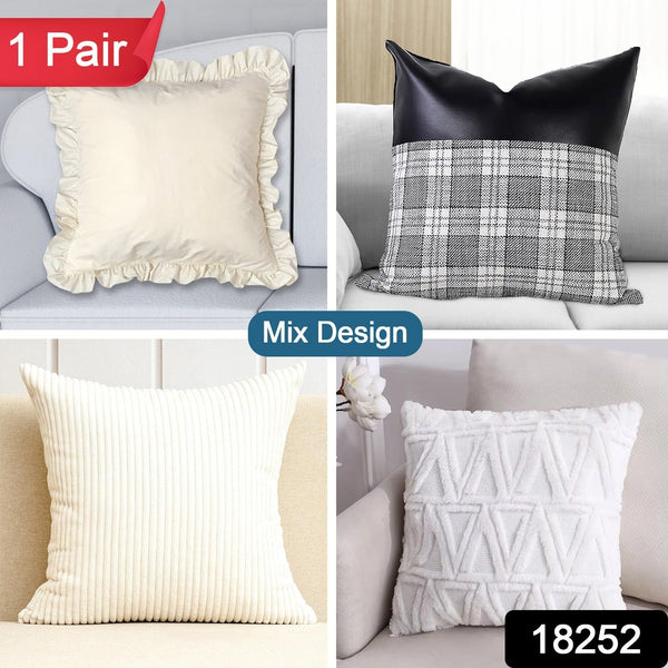 18252 mix des pillow cover 2pc