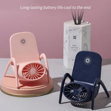 portable mobile phone holder fan