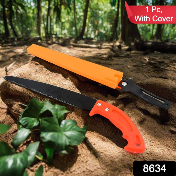 hand pruning saw with cover gardening tool