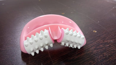 6405 manual round handle plastic 2 rollers massage roller cellulite roller for legs arms back muscle pain relief and muscle relaxation