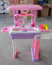 portable beauty set suitcase wheel