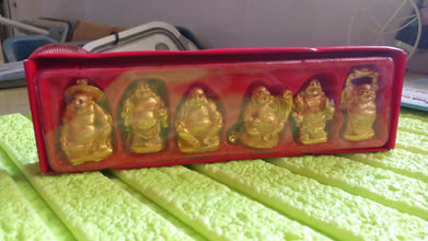 17924 golden laughing buddha 6pc
