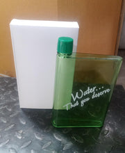 notebook plastic bottle
