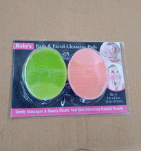bath facial cleansing brush face scrubber 2 pc set