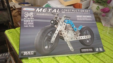18438 engineering metal bike toy no2