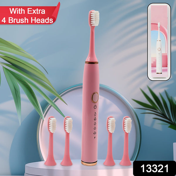13321 ele toothbrush with extra 4 head