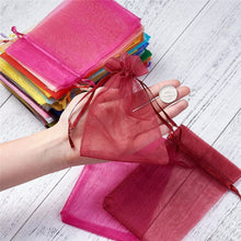organza drawstring gift bags set