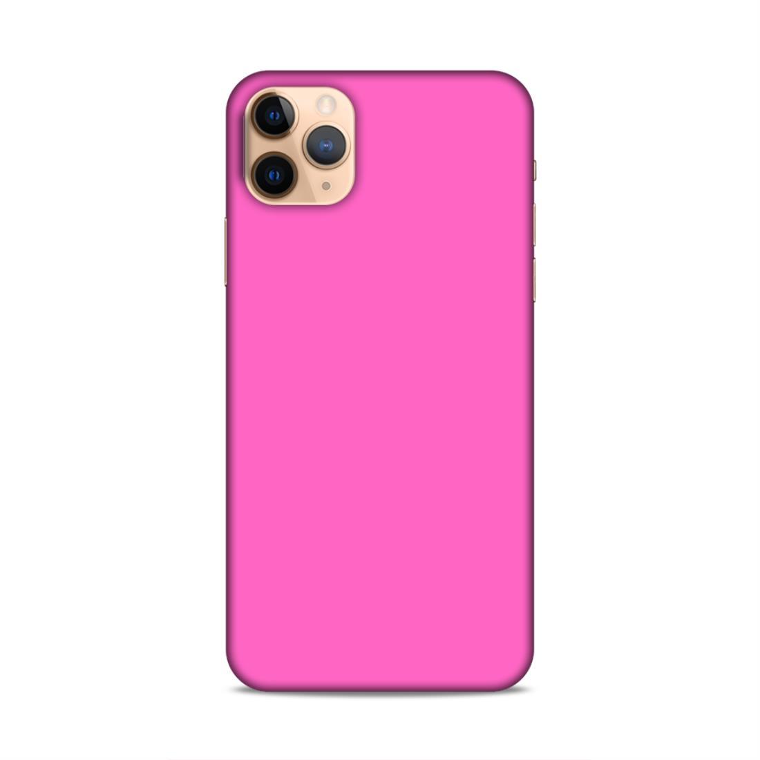 Pink Classic Plain iPhone 11 Pro Mobile Back Cover