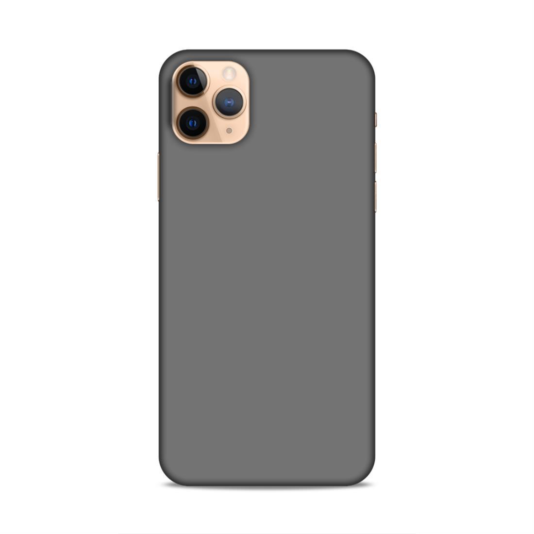 Grey Classic Plain iPhone 11 Pro Phone Back Case