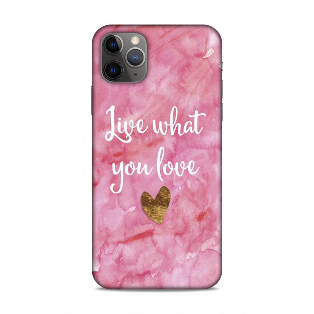 Live What You Love iPhone 11 Pro Max Mobile Cover