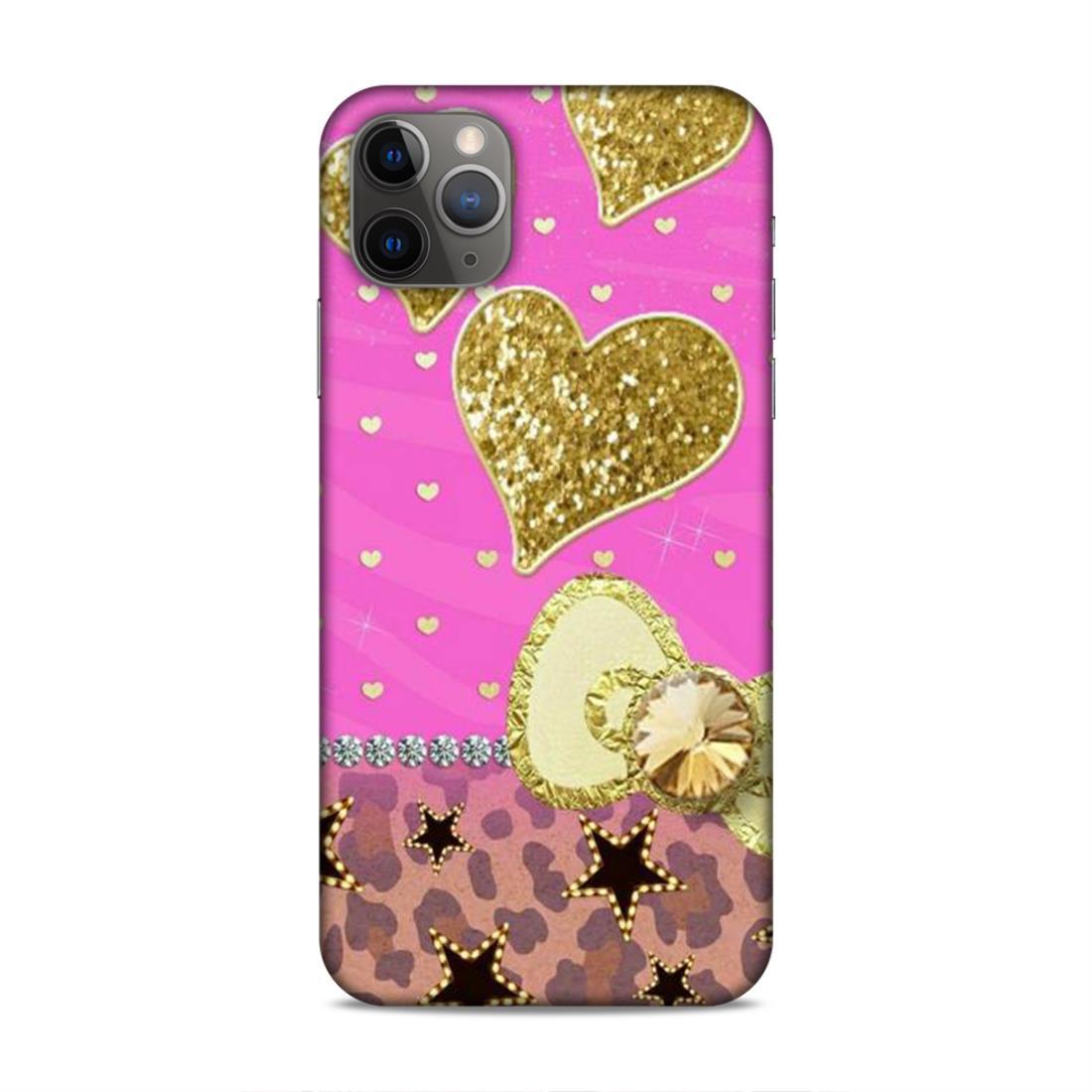 Cute Pink Heart iPhone 11 Pro Max Phone Case Cover