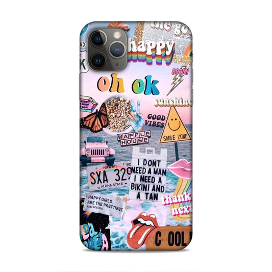 Oh Ok Happy iPhone 11 Pro Max Phone Case Cover