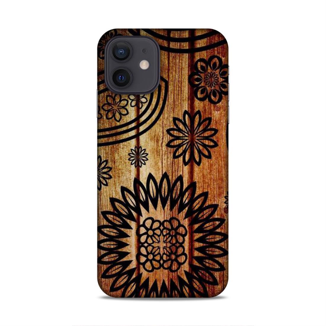 Wooden Look Pattern iPhone 12 Mobile Case Cover