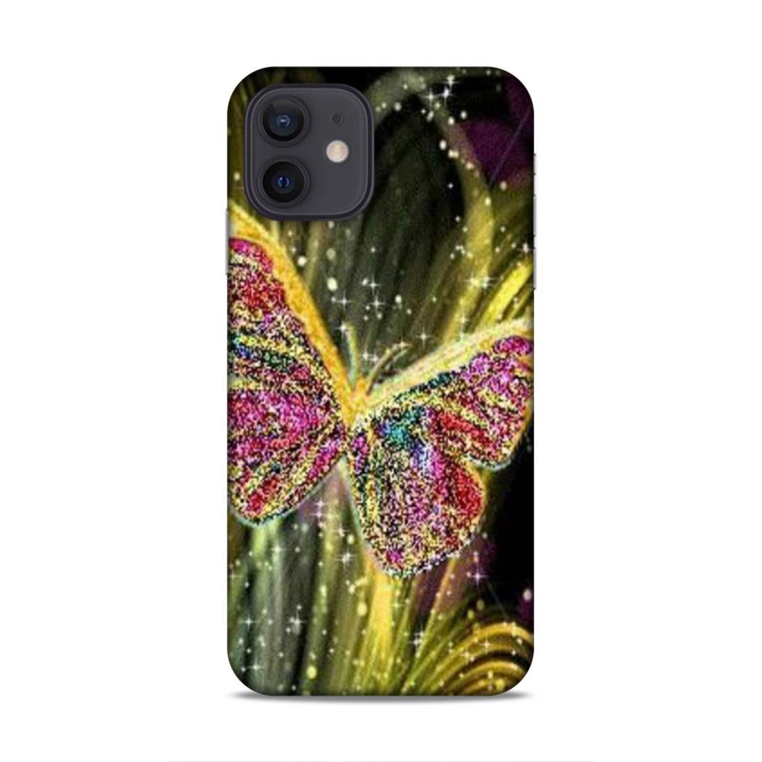 Butterfly Pattern iPhone 12 Mobile Back Cover