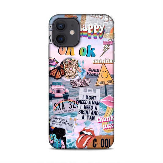 Oh Ok Happy iPhone 12 Phone Case Cover