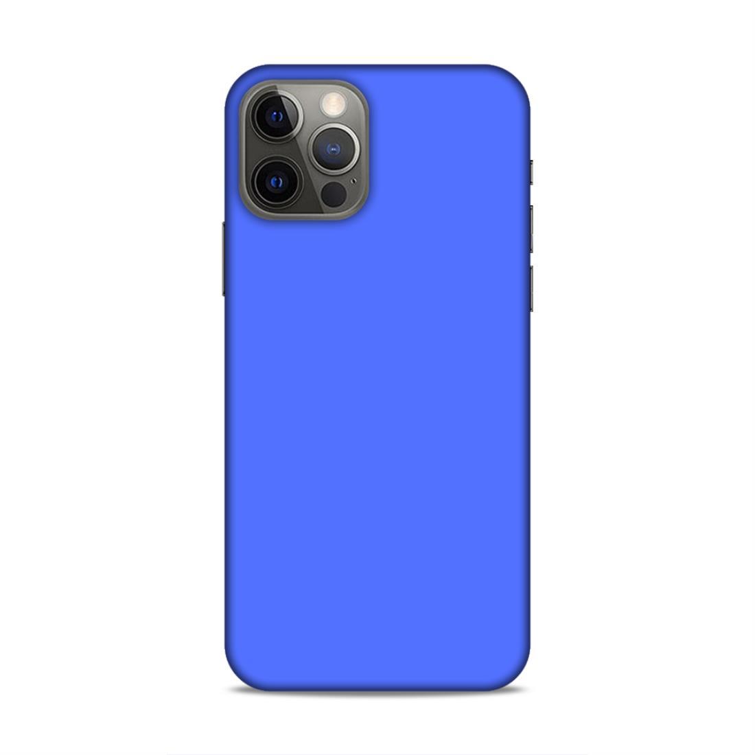Royal Blue Plain iPhone 12 Pro Mobile Back Case
