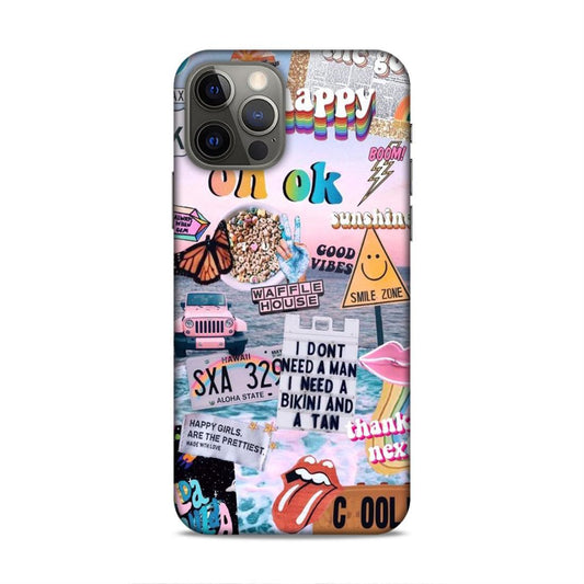 Oh Ok Happy iPhone 12 Pro Phone Case Cover