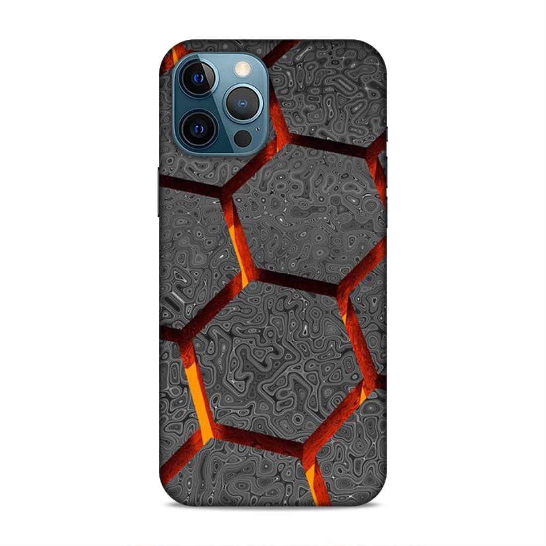 Hexagon Pattern iPhone 12 Pro Max Phone Case Cover