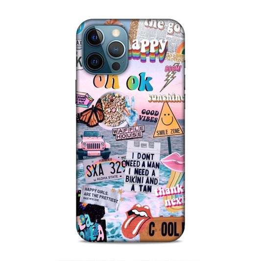 Oh Ok Happy iPhone 12 Pro Max Phone Case Cover