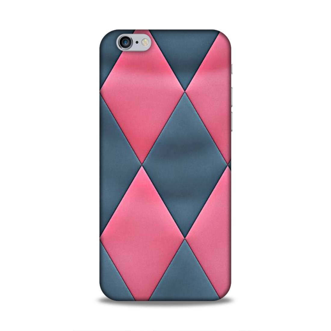 Red Grey Pattern iPhone 6 Phone Back Cover