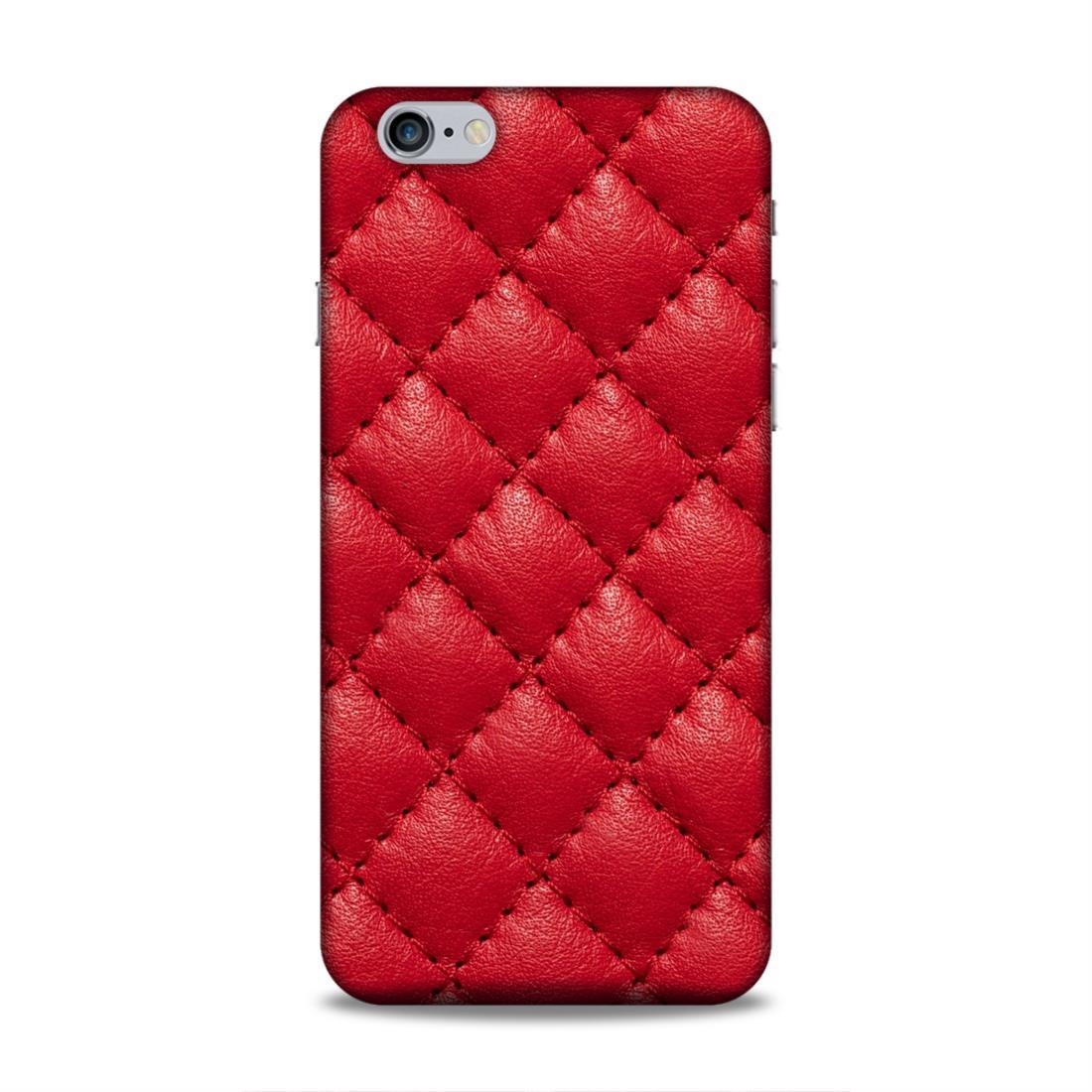 Red Square Pattern iPhone 6 Plus Phone Back Case