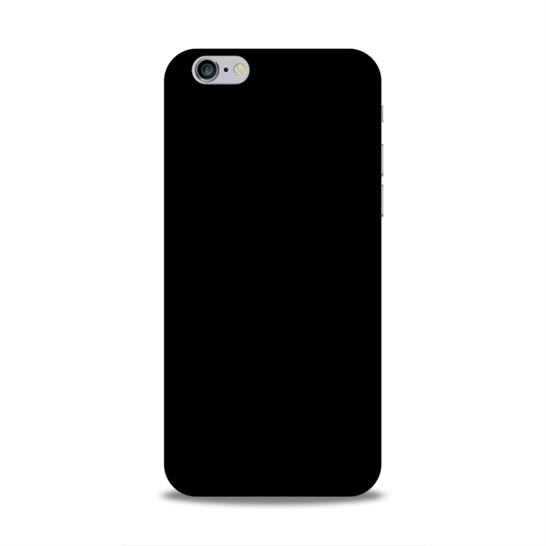 Black Classic Plain iPhone 6s Phone Cover Case Case