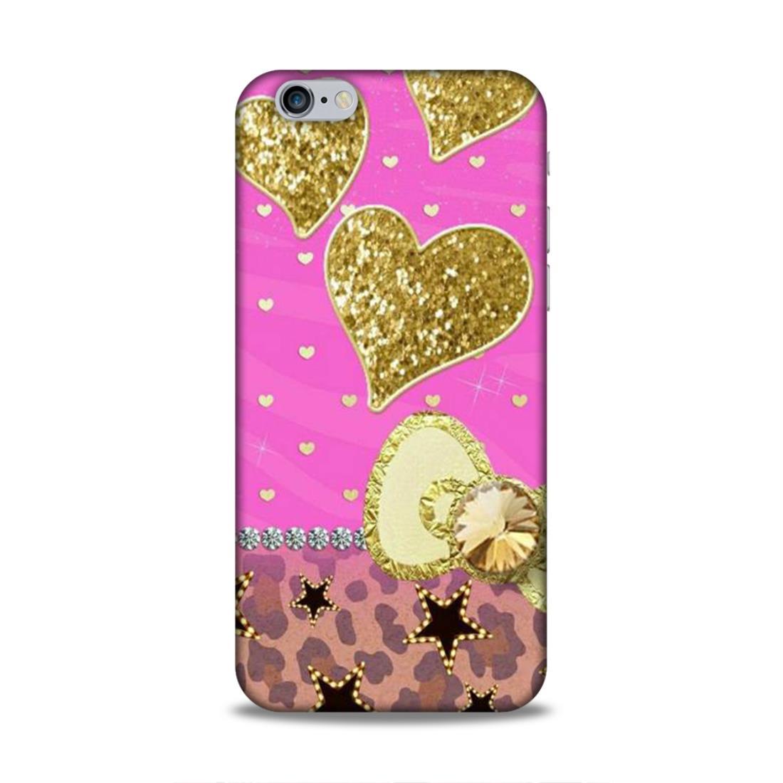 Cute Pink Heart iPhone 6s Phone Case Cover