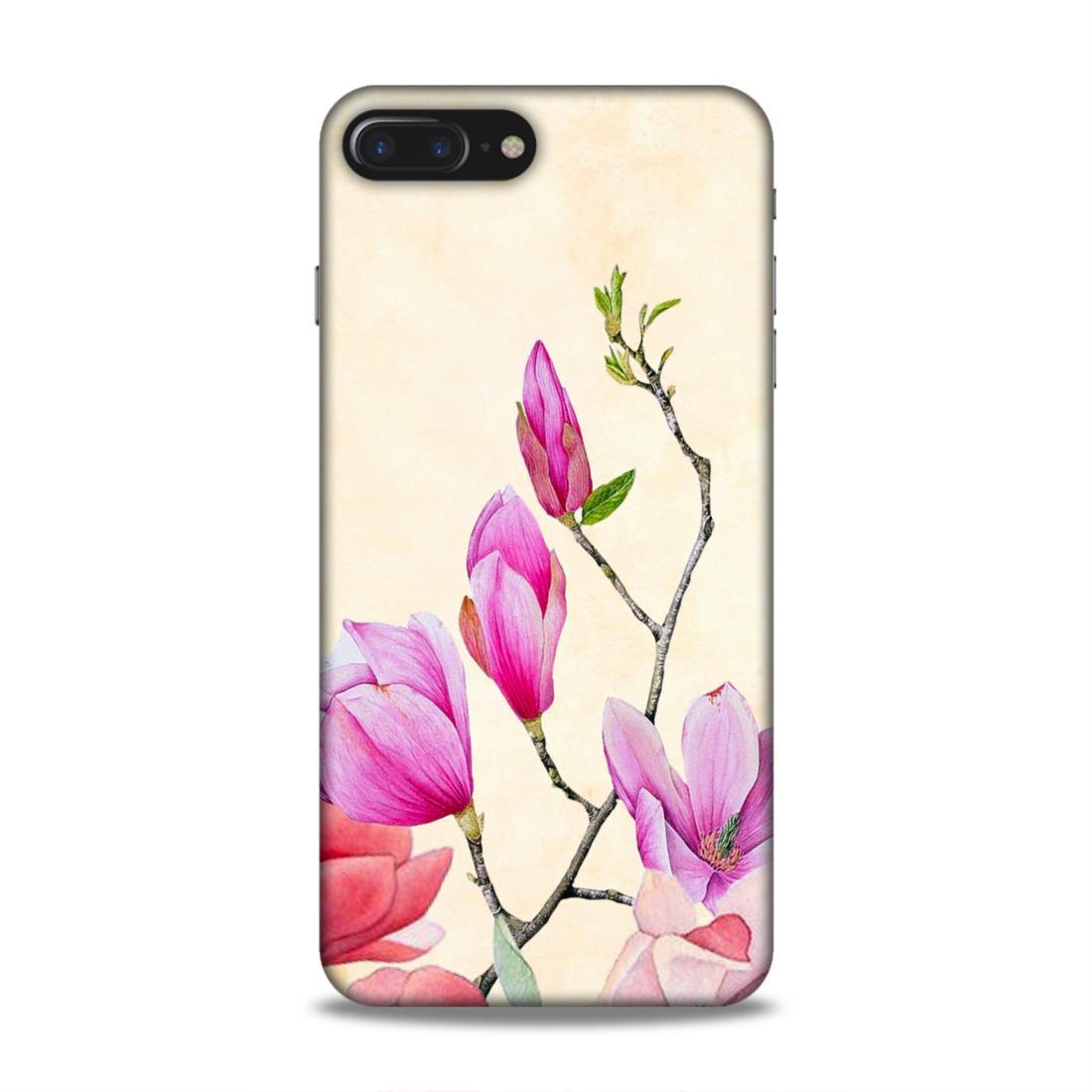 Pink Flower iPhone 7 Plus Mobile Cover Case