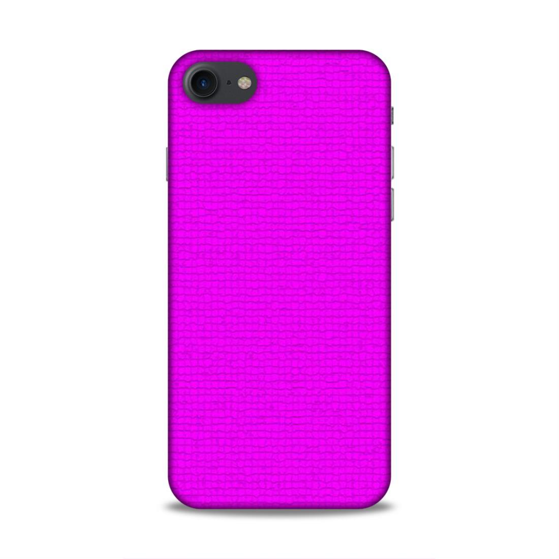 Pink Colour Pattern iPhone 8 Mobile Back Case