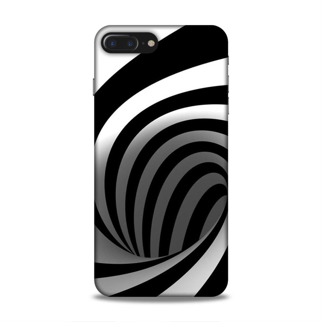 Black And White iPhone 8 Plus Mobile Cover