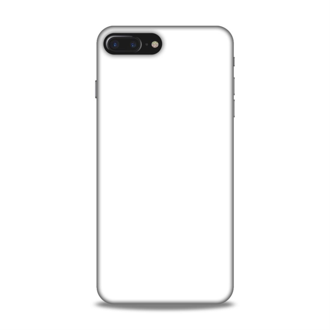 White Classic Plain iPhone 8 Plus Mobile Case Cover