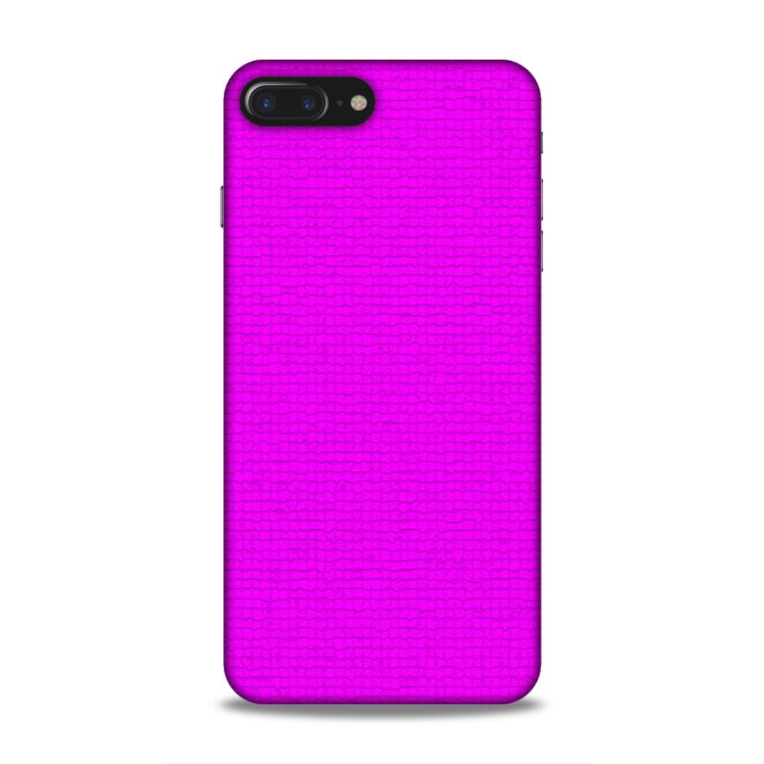 Pink Colour Pattern iPhone 8 Plus Mobile Back Case