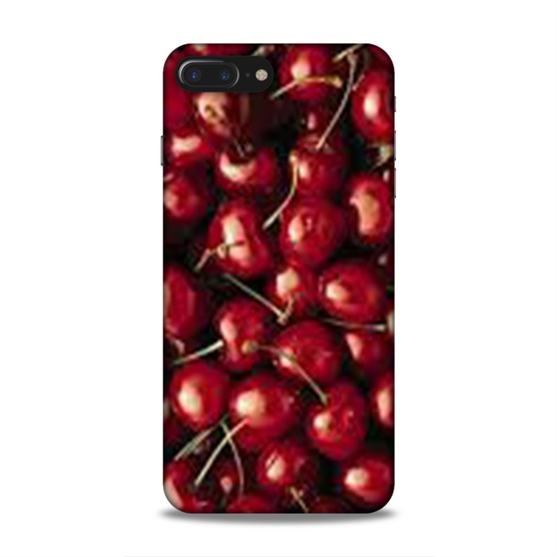 Red Cherry Love iPhone 8 Plus Mobile Cover Case