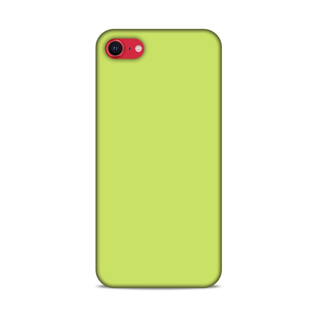 Lime Classic Plain iPhone SE 2020 Phone Cover Case