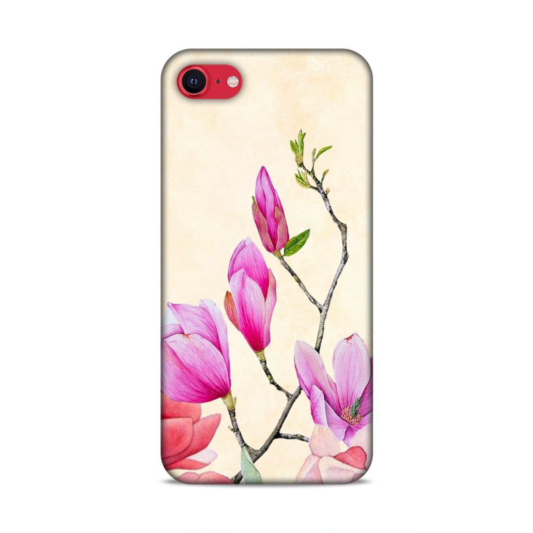 Pink Flower iPhone SE 2020 Mobile Cover Case