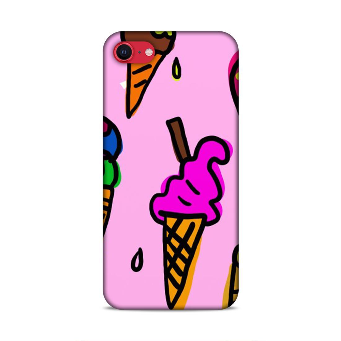Icecream Pink iPhone SE 2020 Phone Cover