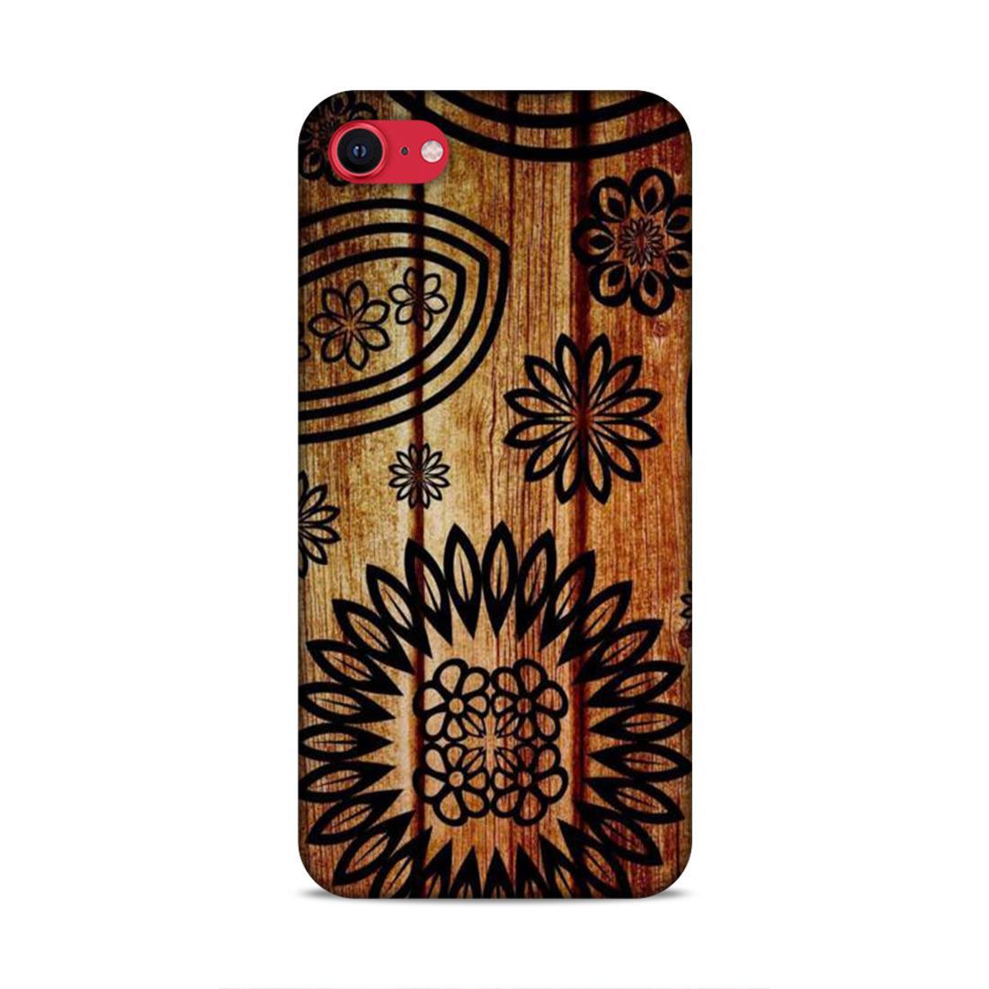 Wooden Look Pattern iPhone SE 2020 Mobile Case Cover