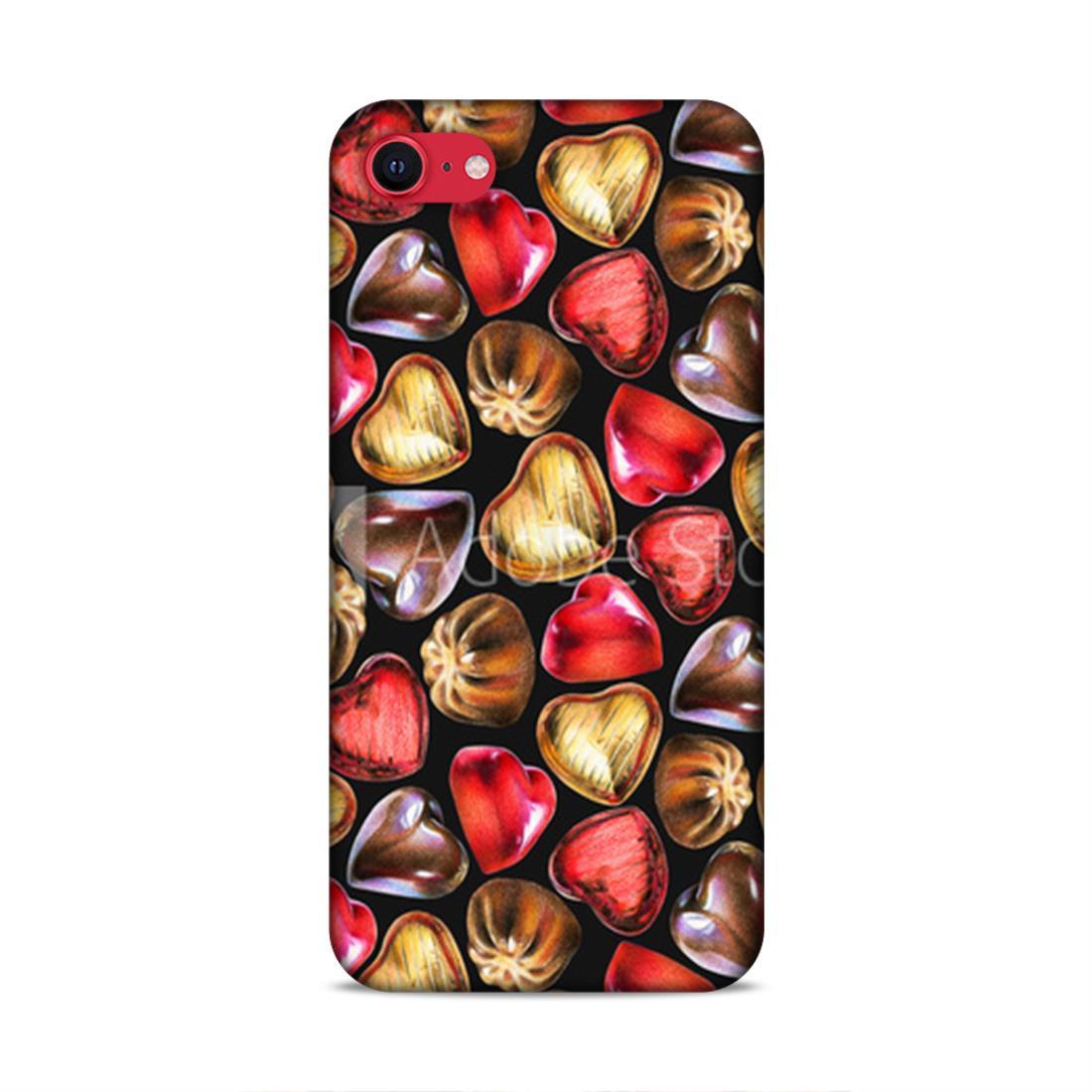 Heart Fruit Pattern iPhone SE 2020 Phone Cover Case
