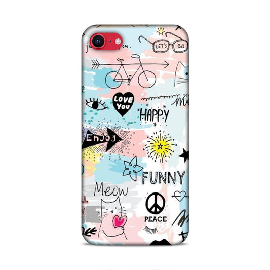 Cute Funky Happy iPhone SE 2020 Mobile Cover Case