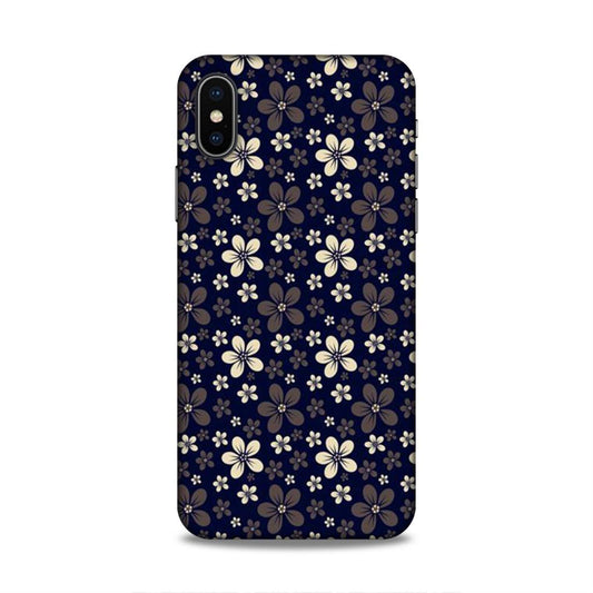 Small Flower Art iPhone X Phone Back Cover