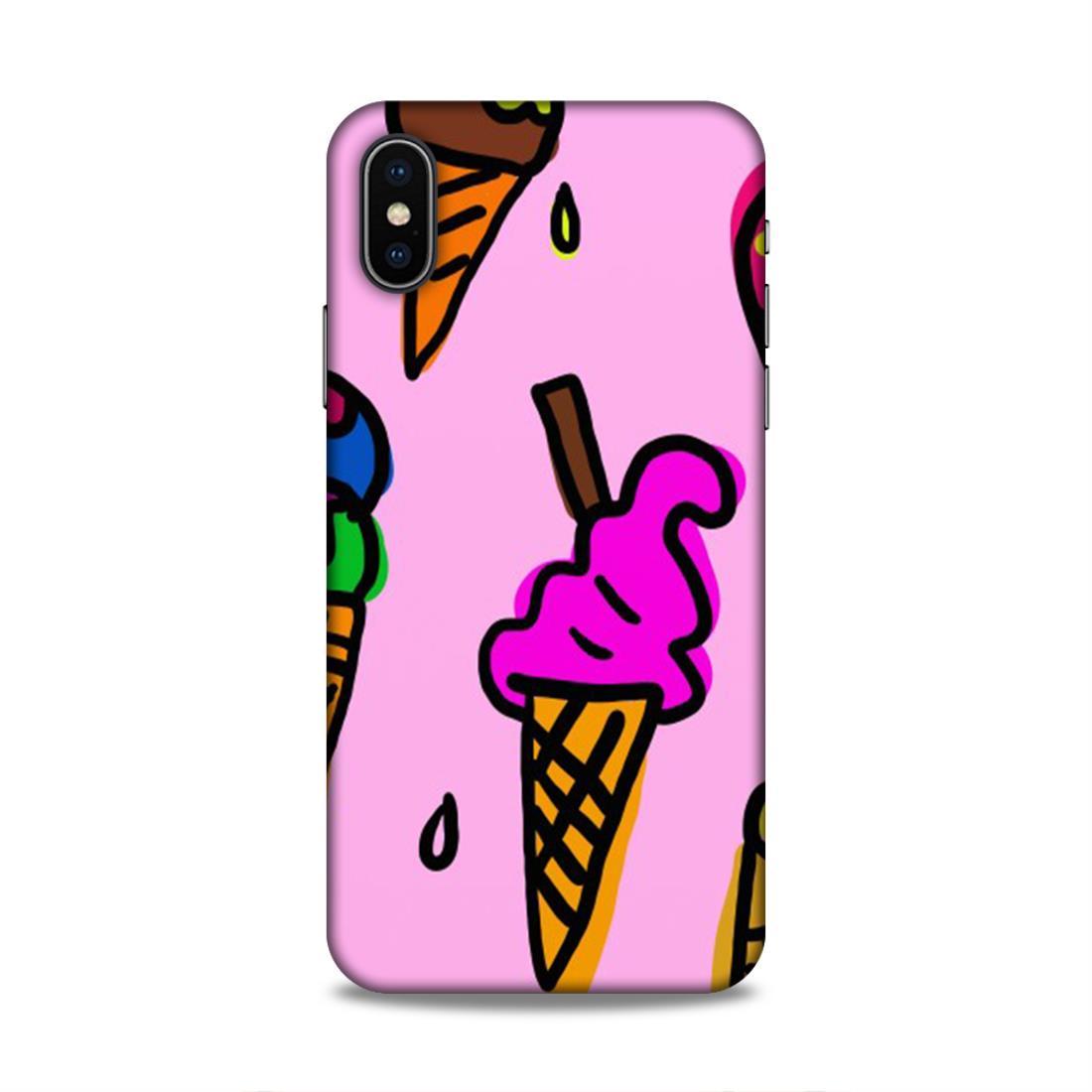 Icecream Pink iPhone X Phone Cover
