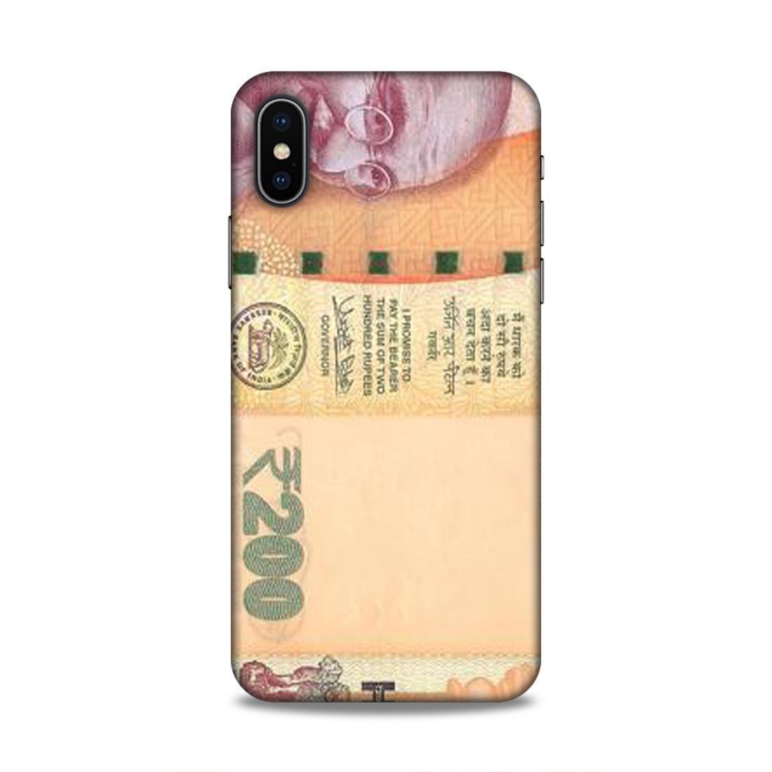 Rs 200 Currency Note iPhone X Phone Case Cover
