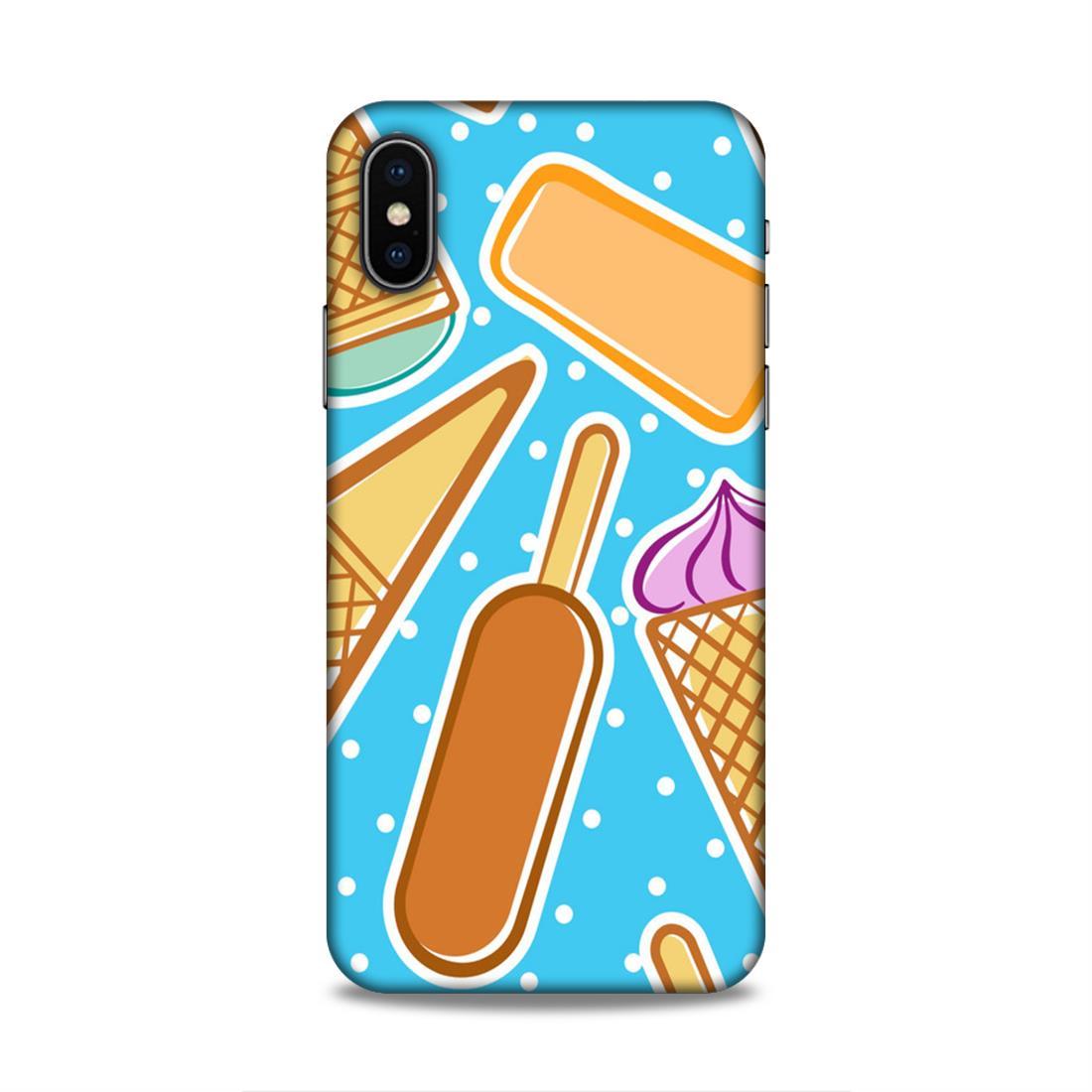 Candy Corn Blue iPhone X Mobile Cover Case