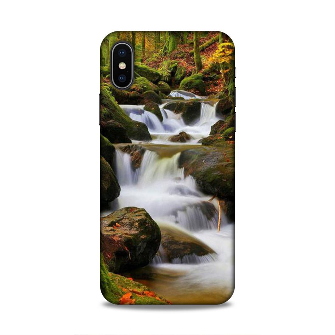 Natural Waterfall iPhone X Phone Cover Case