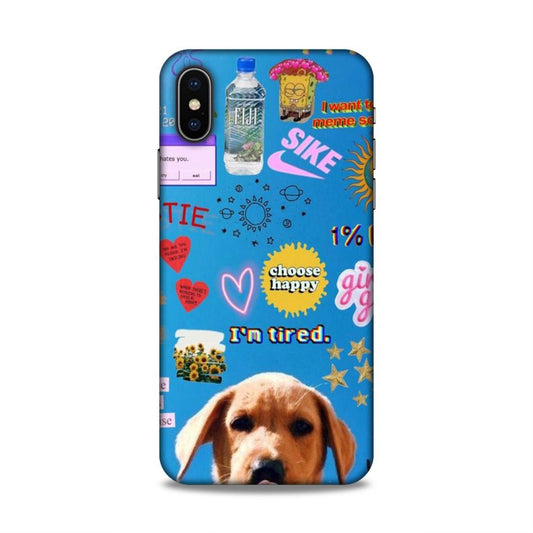 I am Tired iPhone X Phone Cover Case